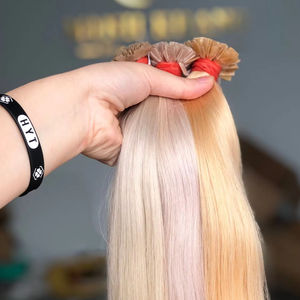 Meilleure vente, vente en gros, extensions de cheveux vierges avec de la kératine, Vietnam, matière première naturelle non transformée de haute qualité, prix droit humain - Product Image 1