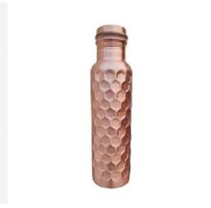 Botella de agua con aislamiento de cobre puro 100% de estilo clásico, diseño de boca ancha para oficina, hogar y niños - Product Image 4