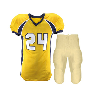 Uniforme de fútbol americano de manga corta de talla grande con nombre y número de equipo transpirable disponible en diferentes colores 2025 - Product Image 1