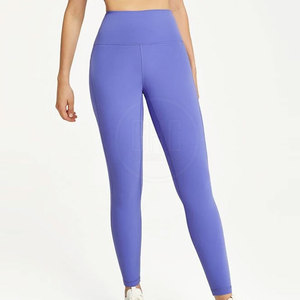 Venta caliente de alta calidad transpirable de secado rápido mallas de entrenamiento de las mujeres cintura elástica de longitud completa servicio OEM tamaño de los adultos sólido - Product Image 3