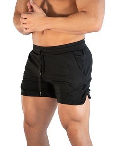Logo personnalisé hommes Shorts de gymnastique écologique respirant séchage rapide imperméable taille haute vêtements de sport d'été entraînement - Product Image 4
