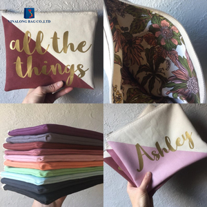 Pochette zippée en toile pour cosmétiques et articles de toilette, vente en gros directe d'usine - Product Image 4