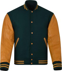 แจ็กเก็ตสำหรับผู้ชายแจ็คเก็ตทีมฟุตบอลสไตล์ใหม่แจ็คเก็ตทีมโรงเรียนไซส์ใหญ่พิเศษระบายอากาศได้สำหรับผู้ชาย - Product Image 4