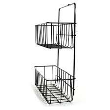 Panier métallique en maille Panier métallique de rangement de cuisine pour fruits et légumes Panier à fruits carré en métal Fil d'acier inoxydable - Product Image 5