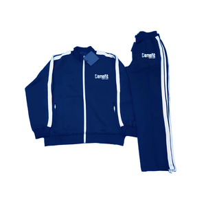 ชุดวอร์มกีฬาแบบมีซิป ดีไซน์เองได้ คุณภาพดีที่สุด ขายส่ง ราคาถูก สไตล์ฮิปฮอป ลายทาง ชุดออกกำลังกายแบบมีซิป - Product Image 4