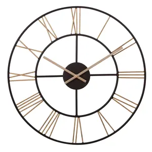 Nordic style 3D stereo gear wall clock retro decoration wall Best in category modern design Elegant For Home Hotel Decor Usage