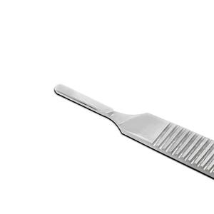 Manche de scalpel chirurgical médical lourd en acier inoxydable réutilisable, instrument de coupe pour chirurgie orthopédique vétérinaire générale - Product Image 5