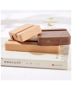 Porta Menús de Madera Maciza Natural, Elegante, Resistente y Duradero, Hecho a Mano, Grabado Personalizado, Caja de Madera para Mesa, Artesanía - Product Image 1