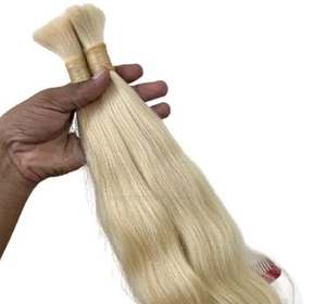 วิกต่อผมคนอินเดียแบบถักทอเนื้อหยักสำหรับต่อผมจากอินเดีย - Product Image 3