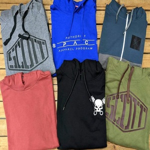 เสื้อกันหนาวมีฮู้ดสำหรับผู้ชายผ้าคอตตอนมีฮู้ดผ้าฟลีซโพลีเอสเตอร์สำหรับฤดูหนาว - Product Image 4