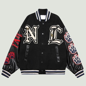 Most Selling Men Cotton Wool Made Varsity Jackets for Sale Custom Made logo Design Men Varsity Jackets - Product Image 2