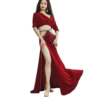 Costume de danse du ventre pour femmes tenues vêtements de pratique vêtements d'entraînement