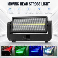 Projecteur LED Stroboscopique DMX RGBW 1000W à Tête Mobile avec Contrôle Sonore en Alliage d'Aluminium IP33 pour Scène et Mariages