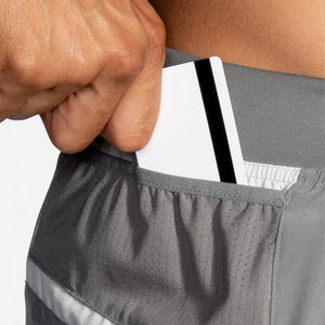 Shorts de course athlétiques 2 en 1 en gros, 100% polyester coton, double couche, jogging, sport, vêtements de sport actifs pour hommes - Product Image 4