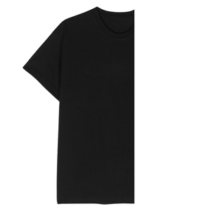 เสื้อยืดลำลองผู้ชายไซส์ใหญ่ พิมพ์โลโก้ได้ตามต้องการ แขนสั้น สีดำ น้ำหนัก 220 กรัม ผ้าฝ้ายออร์แกนิค 100% ระบายอากาศได้ดี - Product Image 2