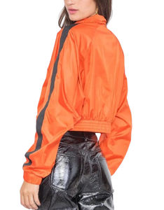 Vestes coupe-vent pour femmes Tissu en nylon polyester respirant pour l'entraînement d'hiver Techniques imprimées Veste coupe-vent pour femmes - Product Image 6