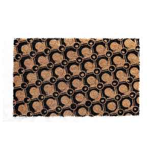 Alfombra de entrada de fibra de coco con base de goma, antideslizante y ecológica - Product Image 2