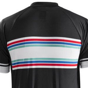 Maillot de cyclisme à manches courtes léger de couleur unie personnalisé avec service OEM Tissu respirant et à séchage rapide - Product Image 6