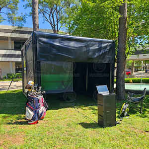 Recinto inflable del Simulador del <span class=keywords><strong>golf</strong></span> del PVC con la pantalla comercial interior al aire libre-4m x 4m - Product Image 3