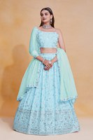 Für Frauen, die die perfekte Mischung aus Tradition und Glamour verkörpern möchten, ist dieses schicke Lehenga Choli Set zum Großhandels preis