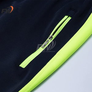 Conjunto Deportivo Casual de Invierno para Hombre, Talla Grande, Chaqueta Cortavientos, 100% Algodón Poliéster Satinado, Diseño Deportivo Cargo - Product Image 3