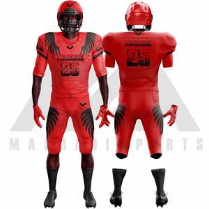 Wholesale NCAA Football Uniform Package Short-Sleeve Breathable Embroidered Jersey <b>Hoodies</b> Plus Size <b>Sublimated</b> Club for Summer - Product Image 3