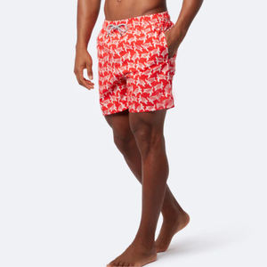 Short de bain d'été en polyester pour hommes, nouveauté en gros, sublimation personnalisée, impression numérique, motifs solides, styles écologiques - Product Image 3