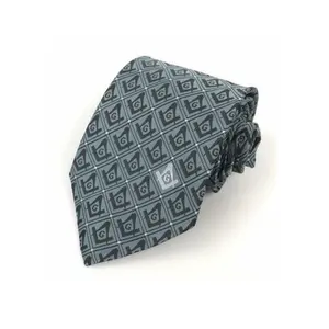 Corbata de diseño personalizado hecha a mano para hombre, corbata de moda, corbatas masónicas, tela de poliéster con color sólido