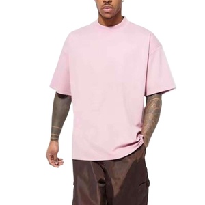 เสื้อยืดโอเวอร์ไซส์ผู้ชาย ผ้าฝ้าย 100% ลายเรียบ |   สไตล์สตรีท ปักลาย กันยับ แห้งเร็ว ฮิปฮอป พิมพ์ลายตามสั่ง - Product Image 1