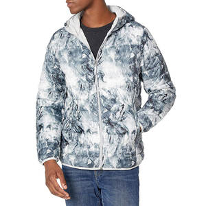 Veste matelassée d'hiver pour hommes de qualité supérieure, dernière conception décontractée pour usage extérieur avec col montant et logo sur le devant - Product Image 2