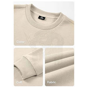 Sudadera informal de manga larga con cuello redondo para hombre, Sudadera con capucha, Jersey de algodón clásico, Top ligero, hecho a medida - Product Image 5