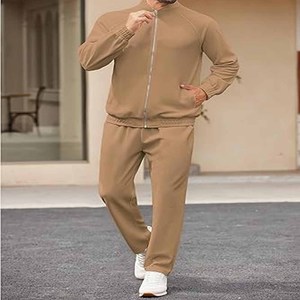 Chándal estampado de dos piezas de gran tamaño para hombre Chándal estampado de gran tamaño de color sólido para hombre Personalizado subido por Dress Sports - Product Image 5