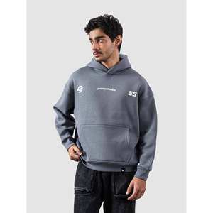 # Sudadera con Capucha 55 Frost Pattern, 100% Algodón French Terry, Tallas XS-XL, Diseño de Araña Estampado y Bordado, Logotipo Personalizable - Product Image 2