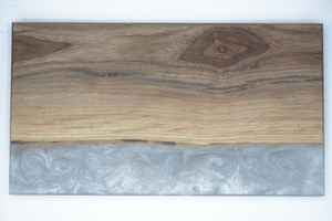 Tabla de embutidos de madera de olivo grande hecha a mano con incrustaciones de Río de resina epoxi, tabla de corte de madera y queso hecha a mano de lujo - Product Image 6