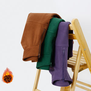 Bordado en blanco Unisex pulóver sudaderas de alta calidad de gran tamaño liso cuello con cremallera al por mayor polar sudaderas con capucha personalizadas - Product Image 5