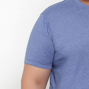Nouveau design de t-shirts surdimensionnés de couleur unie à manches courtes et col rond pour hommes pull de meilleure qualité t-shirt décontracté de grande taille pour hommes - Product Image 6