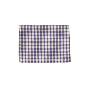 Premium Organic 100% algodón GOTS certificado azul a cuadros bordado 520GSM secado rápido toalla de cocina resistente de larga duración - Product Image 2