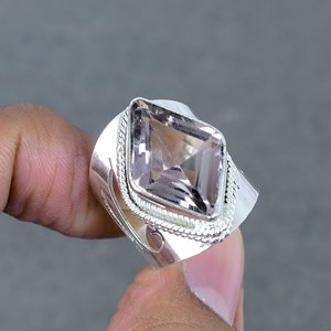 Jewelry Making Supplies Gemstone <b>Ring</b> Ametrine Stone <b>Brass</b> Wholesale Silver Plated Wedding <b>Rings</b> for Engagement - Product Image 1