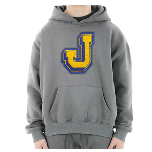 Sudadera con capucha de gran tamaño personalizada para hombre bordado de alta calidad Color sólido manga larga OEM ODM proveedor - Product Image 6