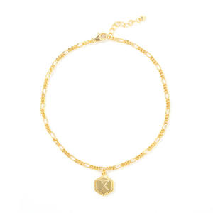 Bracelet de cheville personnalisé Jeulia avec initiale en argent sterling, bijou cadeau - Product Image 1