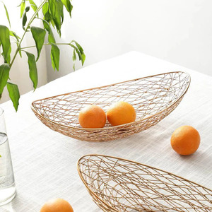 Wholesale High Quality Home Kitchen Storage & Organization Metal Fruit Storage Basket <b>Wire</b> Fruit Basket - Product Image 1