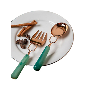 Wholesale Long Lasting Stainless Steel Gold Plated <b>Flatware</b> <b>Set</b> With Pink Handle Elegant Cutlery <b>Sets</b> - Product Image 3