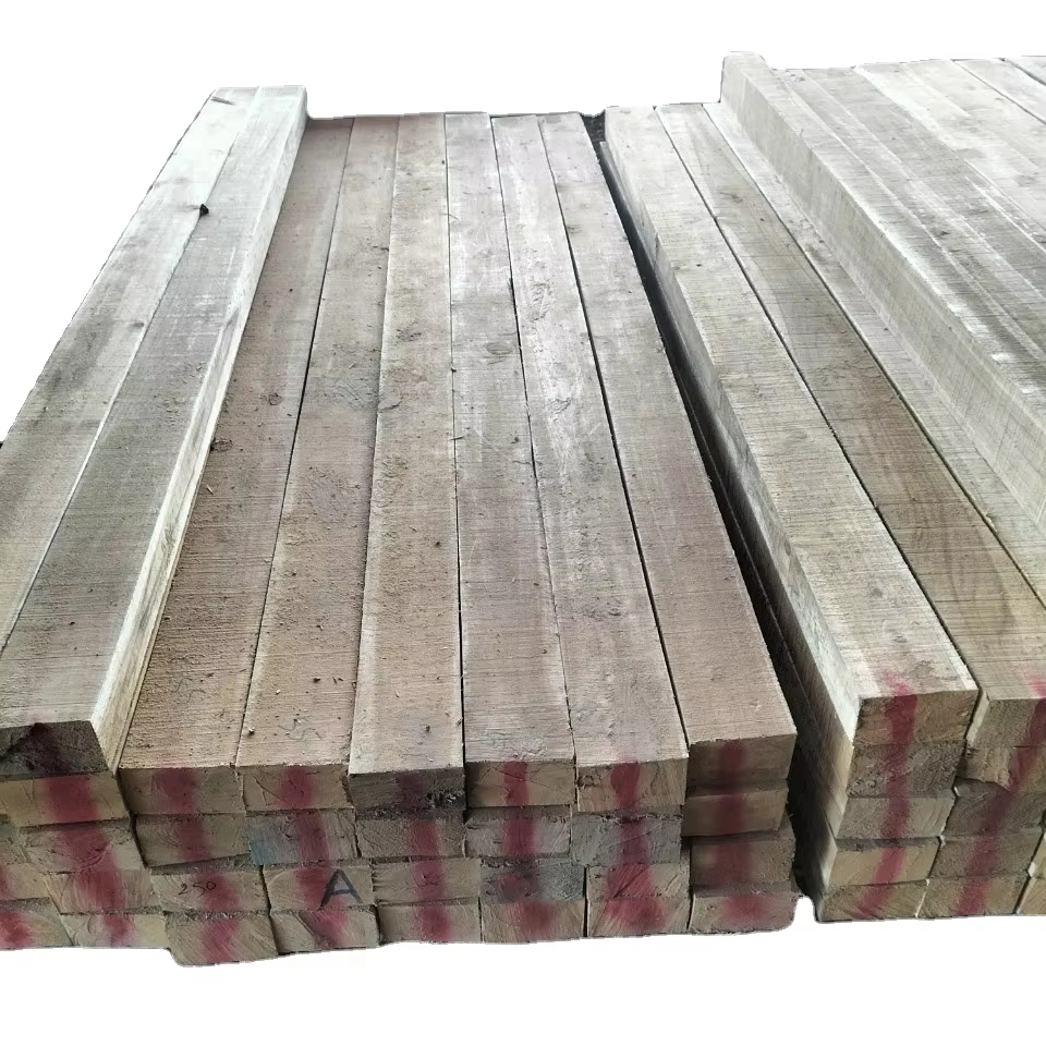 Strong Timber Teak Round Logs with Bark Raw Materials for Woodworking Projects