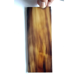 Plaques en corne de buffle d'eau naturelle véritable, échelles, blanc laiteux, pour montures de lunettes optiques, taille personnalisée - Product Image 4