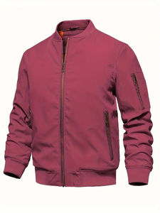 Blouson Bomber matelassé pour homme Style d'hiver chaud Capuche Col montant Logo avant Gym Sports Jogger Décontracté Confort Service direct - Product Image 3