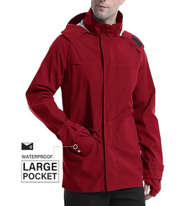 Chaqueta Personalizada Impermeable para Senderismo, con Costuras Selladas, para Emprendedores, Chaqueta con Cremallera Completa, Sudadera con Capucha de Forro Polar Técnico - Product Image 4