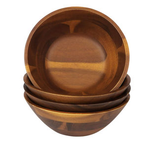 Cuenco de madera de mango elegante para decoración de mesa, cuenco de madera tallado a mano recién llegado para ensalada de cocina o regalo, uso de exportación - Product Image 3