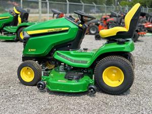 Tractor de césped usado John para Deere X390 de calidad Original, tractor de jardín de cubierta de 54 pulgadas a la venta - Product Image 4