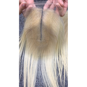 Extensiones de cabello Remy recto de hueso del vendedor caliente Cabello vietnamita de alta calidad con cierre Rubio para mujeres negras de Vietnam - Product Image 5