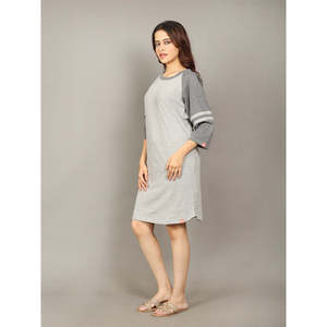 Camisón Corto para Mujer Evolve, 100% Algodón, Súper Suave y Cómodo, Corte Holgado, Cintura Elástica, Talla XS, para Usar en Casa - Product Image 5